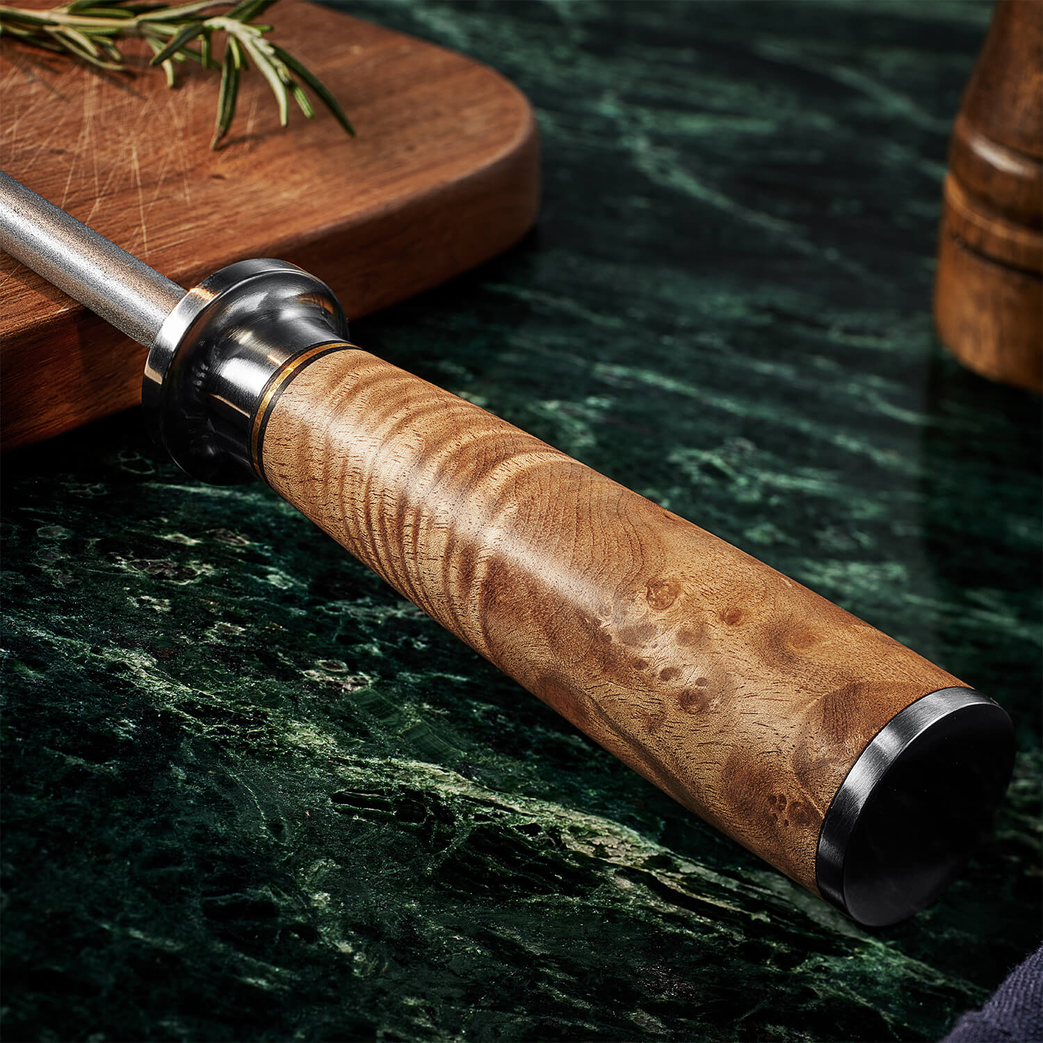 Dynasty Sharpening Rod Handle Closeup