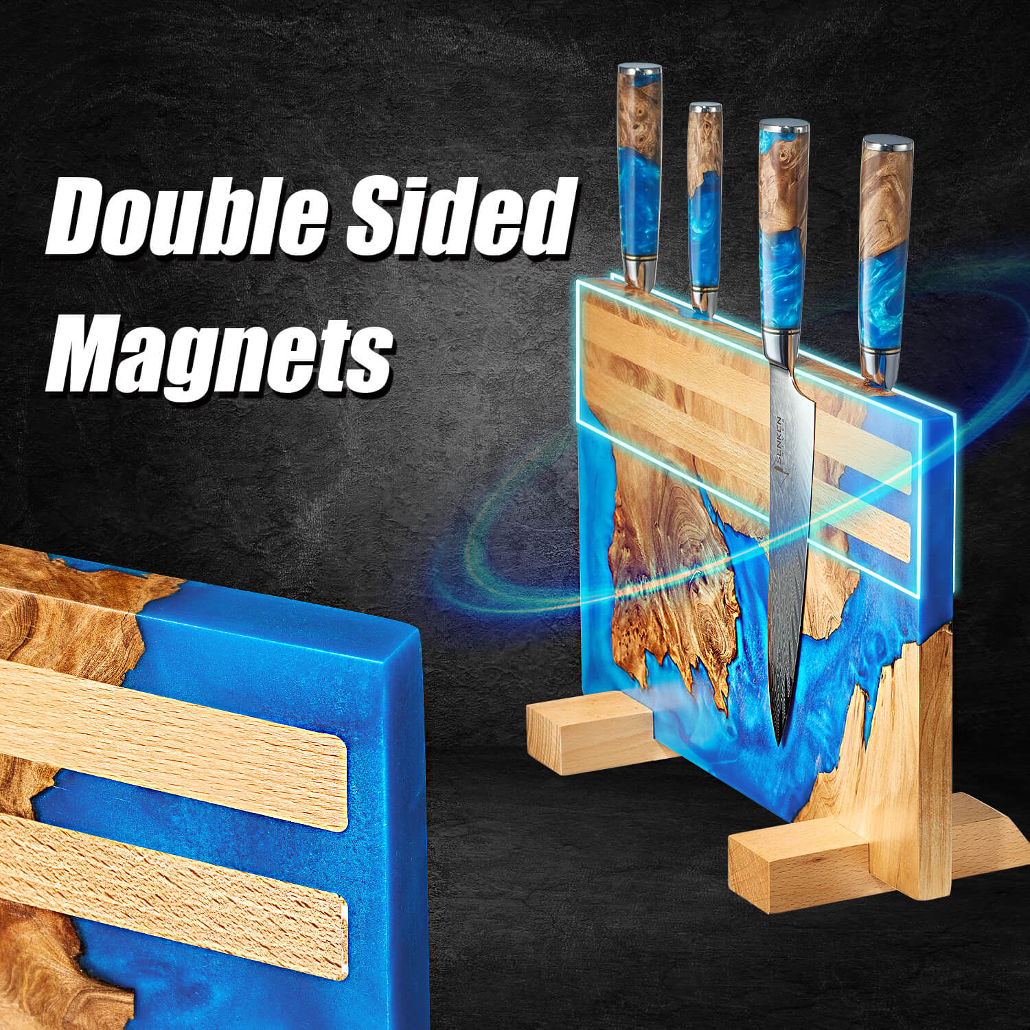 Tsunami Magnetic Block Extra Large Blue Resin Blend Image 6