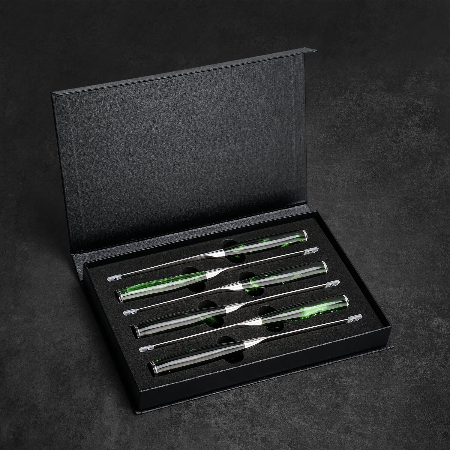 Wasabi Steak Knife Set in Gift Box Set of 6
