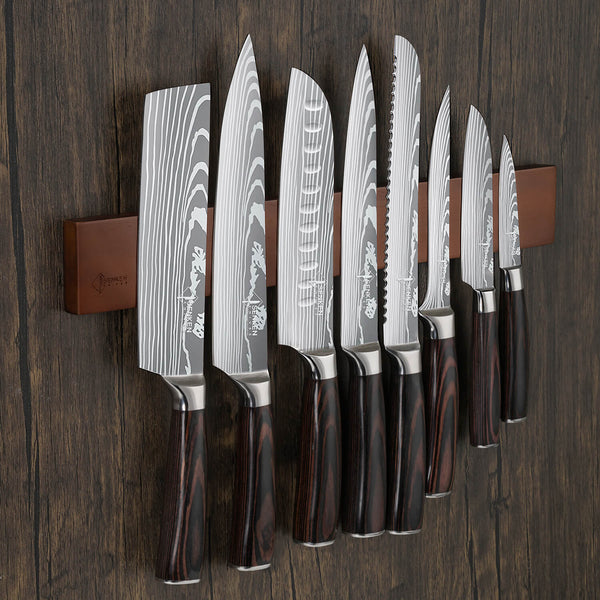 Acacia Hardwood Knife Block – Senken Knives