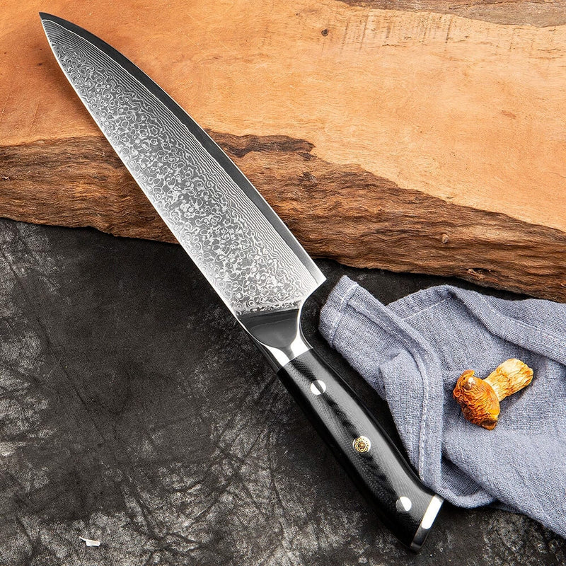 Shogun Japanese Chef Professional Kitchen Knife Set Gyuto Full Tang Handle