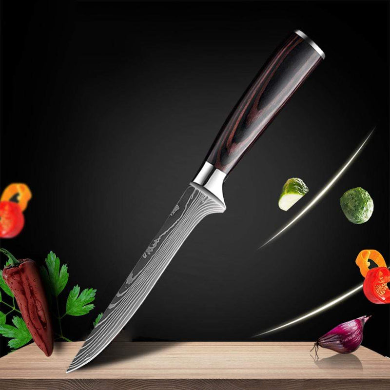"Imperial" Collection - Premium Japanese Kitchen Knife Set Senken Knives 6" Boning Knife 