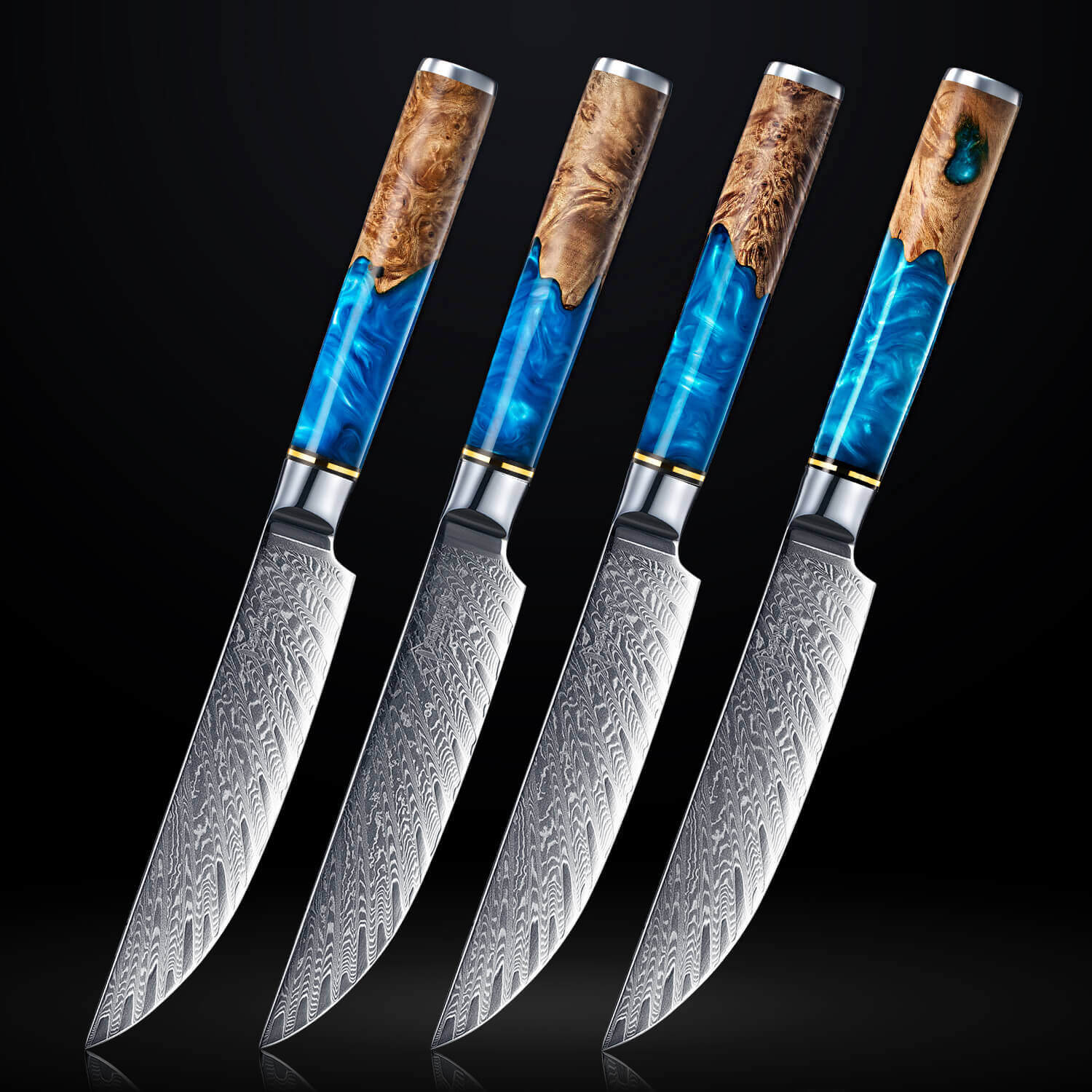 4-Piece Tsunami Steak Knife Set