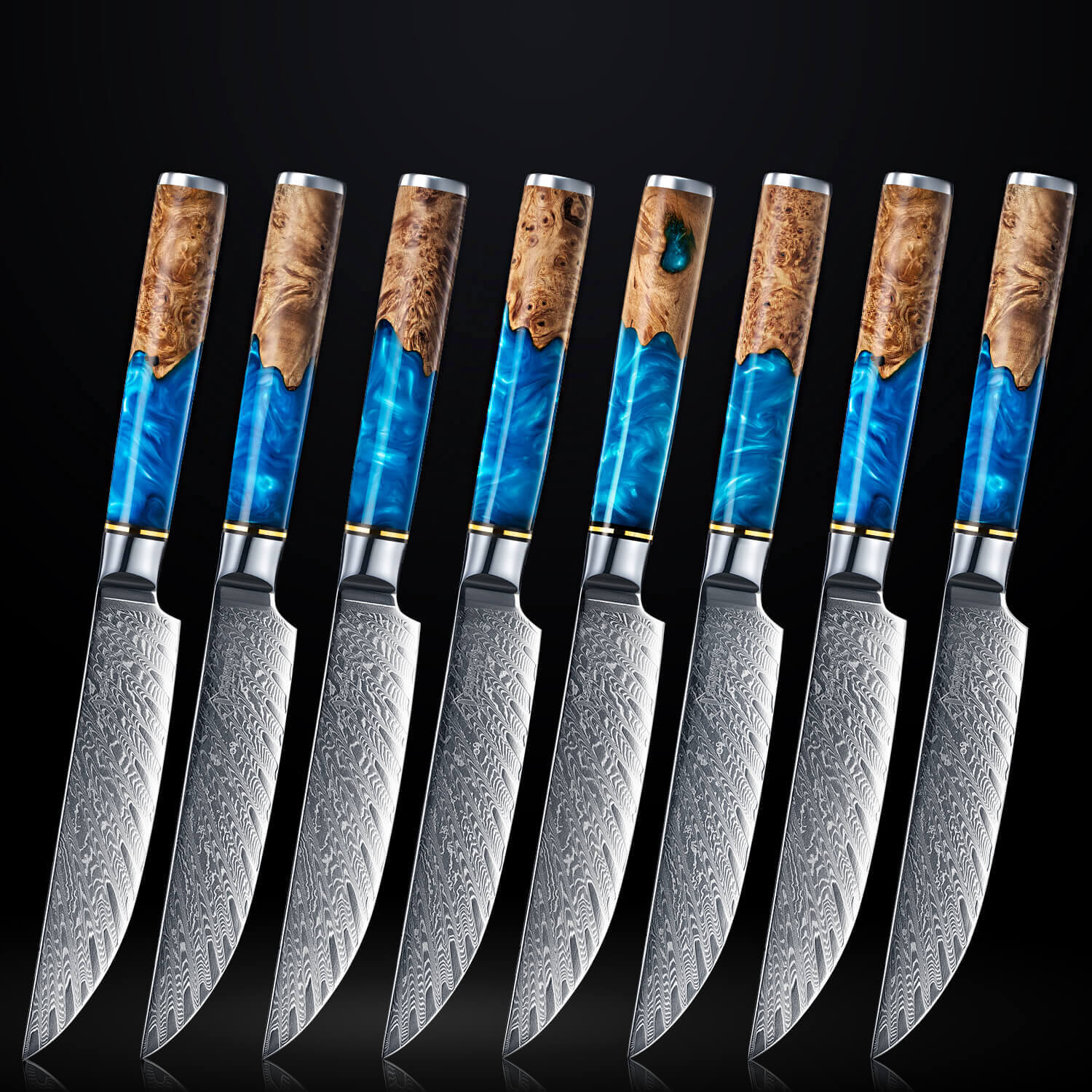 8-Piece Tsunami Steak Knife Set