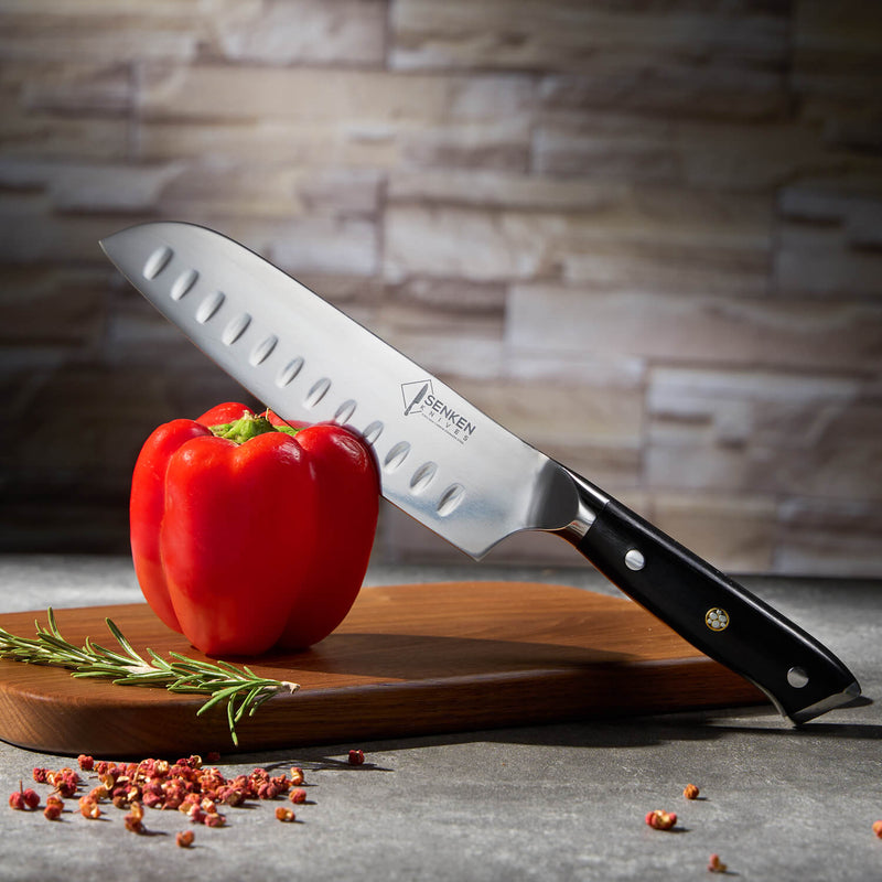 Crimson Collection - Premium Japanese Kitchen Knife Set with Damascus  Pattern