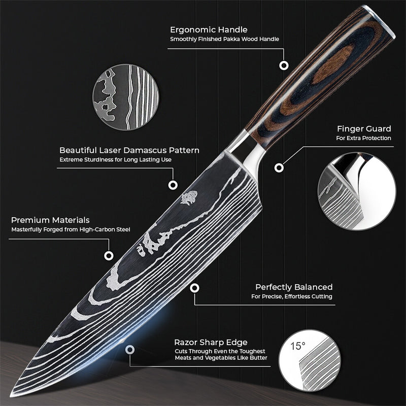 Senken Knives Imperial Chef Knife Product Specs Gifts and Sets