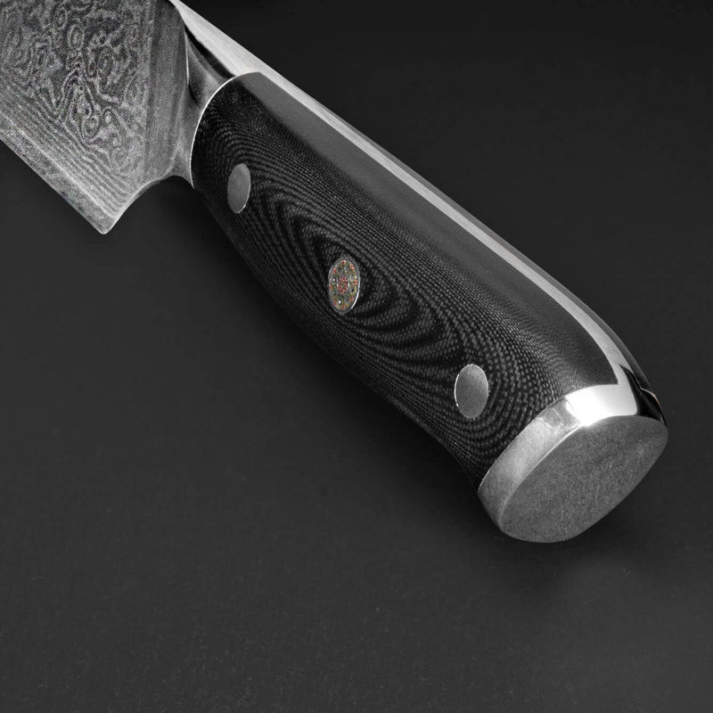 "Shogun" 12-Inch Damascus Steel Brisket Knife - Forged from Japanese VG10 Steel