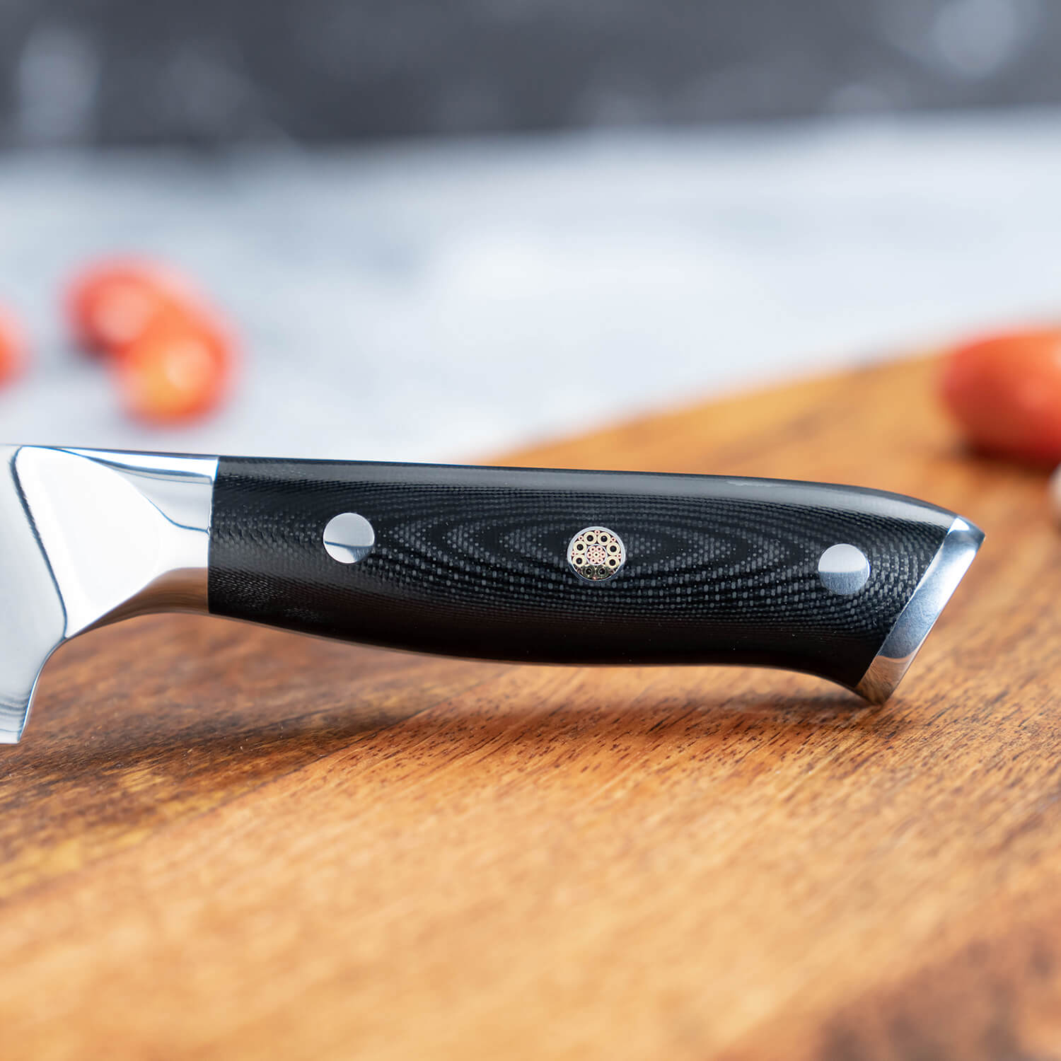 Shogun Santoku Handle Closeup