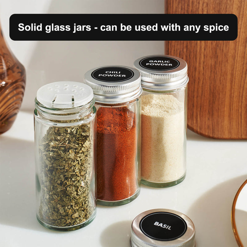 Spice Jars Glass