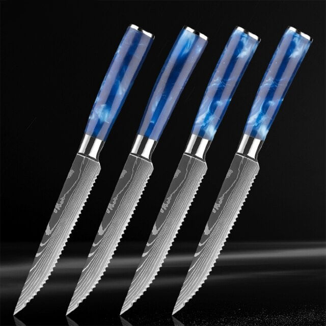 High-Quality Stainless Steel 4-Piece Steak Knife Set