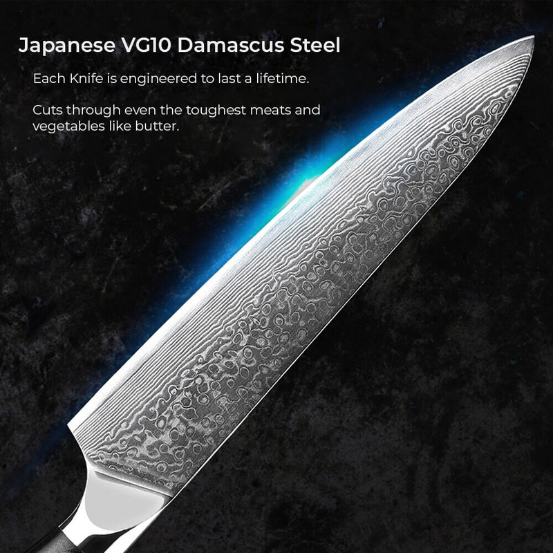 Japanese VG10 Damascus Steel Crafted Lifetime
