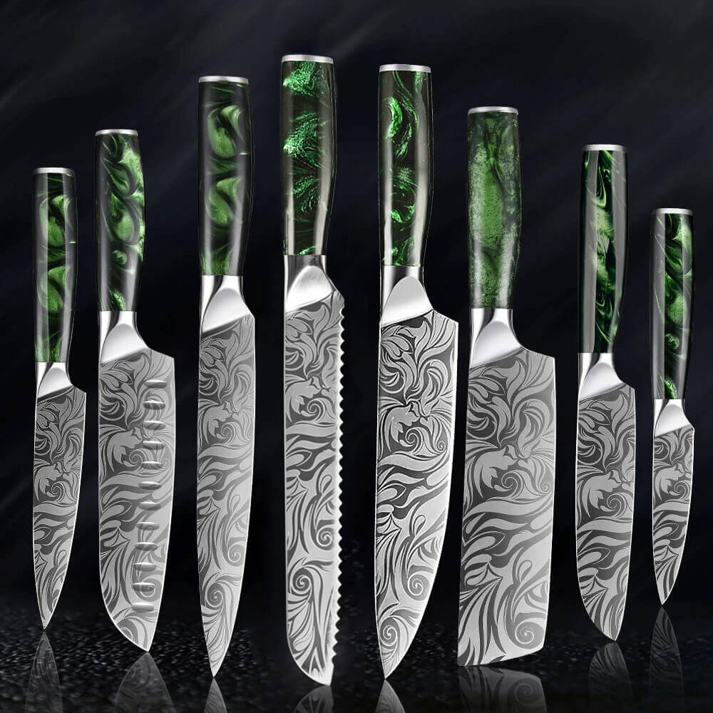 Wasabi 16-Piece Japanese Knife Block Set – Senken Knives