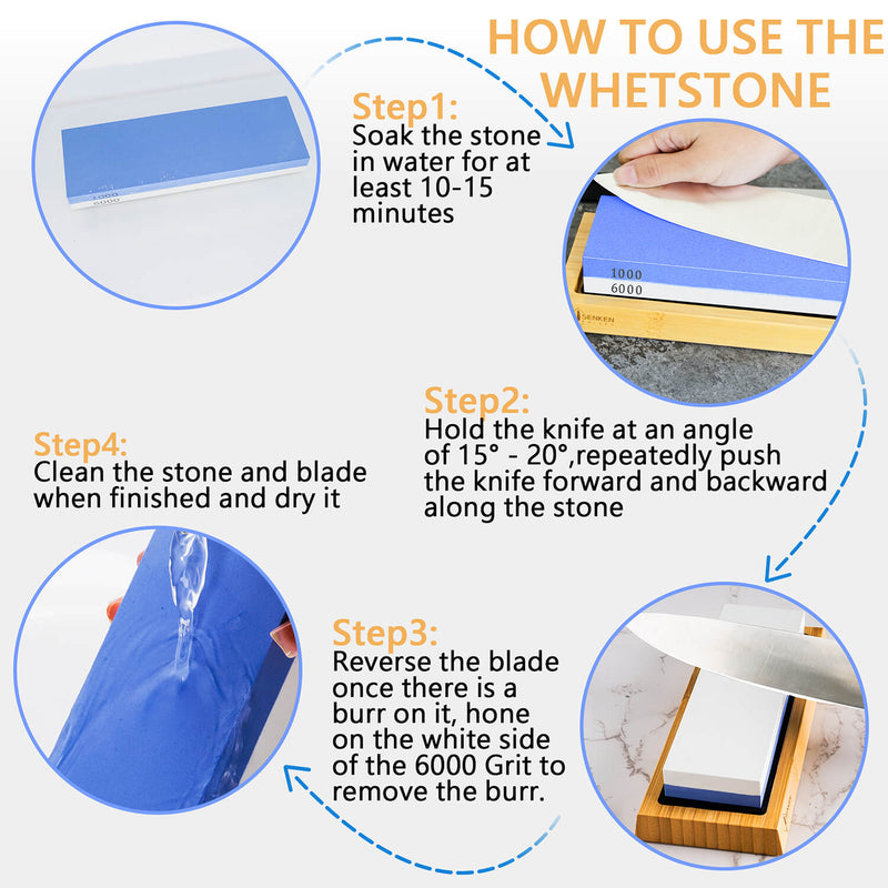 How to use a whetstone water