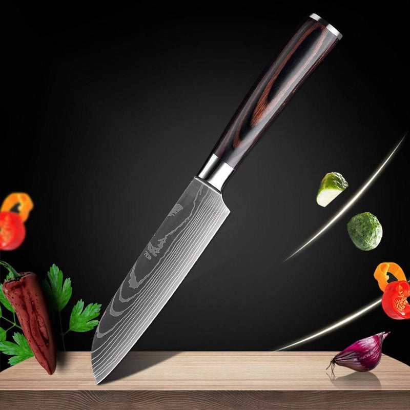 Boning Knife 6Fillet Knives Kitchen Chef Knife Damascus Style