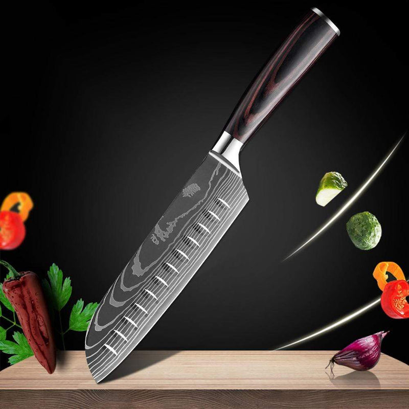 Imperial Collection - Premium Japanese Kitchen Knife Set with Damasc –  Senken Knives