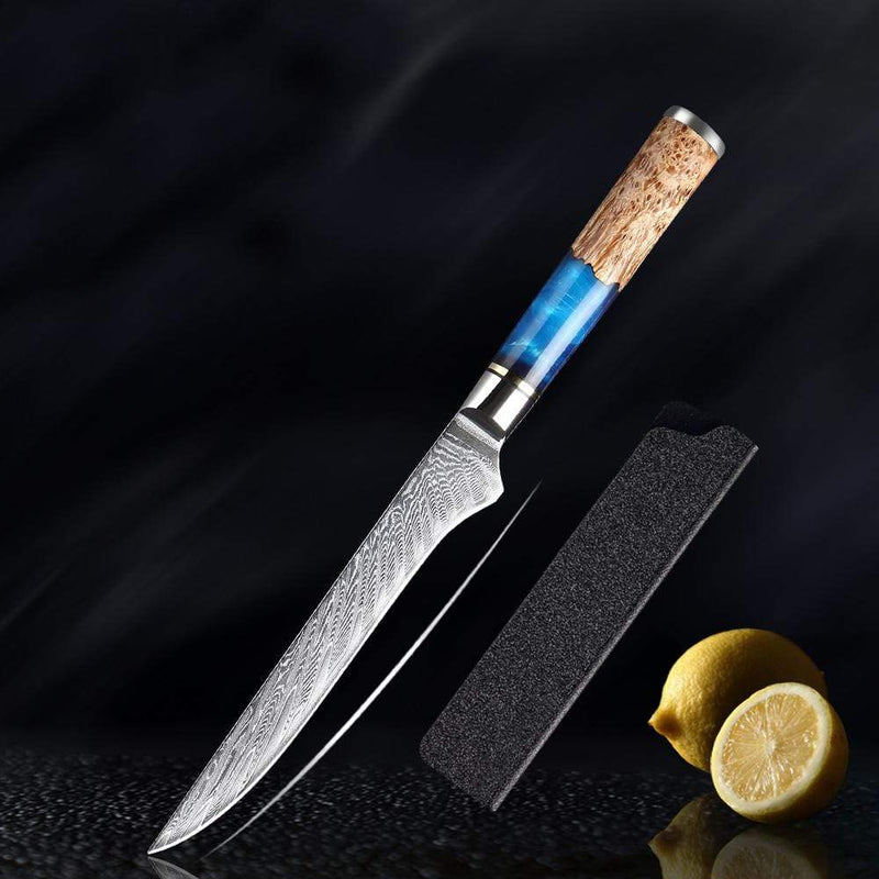 Source 6 PCS Non Stick Stainless Steel Kitchen Steak Knife Set